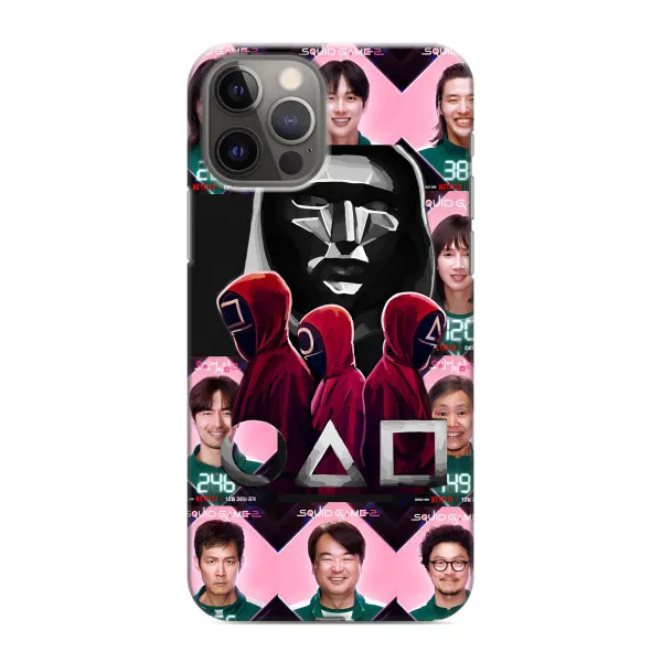 Чехол с принтом «Участники Игра кальмара» для iPhone 12 Pro Max Чехол с принтом «Участники Игра кальмара» для iPhone 12 Pro Max