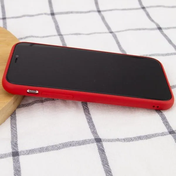 Кожаный чехол Xshield для Apple iPhone 12 Pro (6.1") — Красный — фото 4