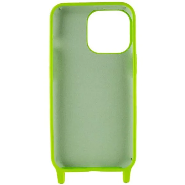 Чехол TPU two straps California для Apple iPhone 12 Pro / 12 (6.1") — Салатовый — фото 3 Чехол TPU two straps California для Apple iPhone 12 Pro / 12 (6.1") — Салатовый — фото 3