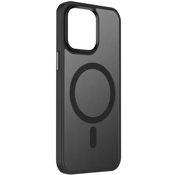 Чехол Ummi Colorful with Magnetic Fit для Apple iPhone 12 Pro / 12 (6.1") — Черный — фото 1