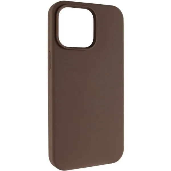 Чохол Silk (AA) NO LOGO with Magnetic Fit для Apple iPhone 12 Pro / 12 (6.1") — Коричневий Чохол Silk (AA) NO LOGO with Magnetic Fit для Apple iPhone 12 Pro / 12 (6.1") — Коричневий