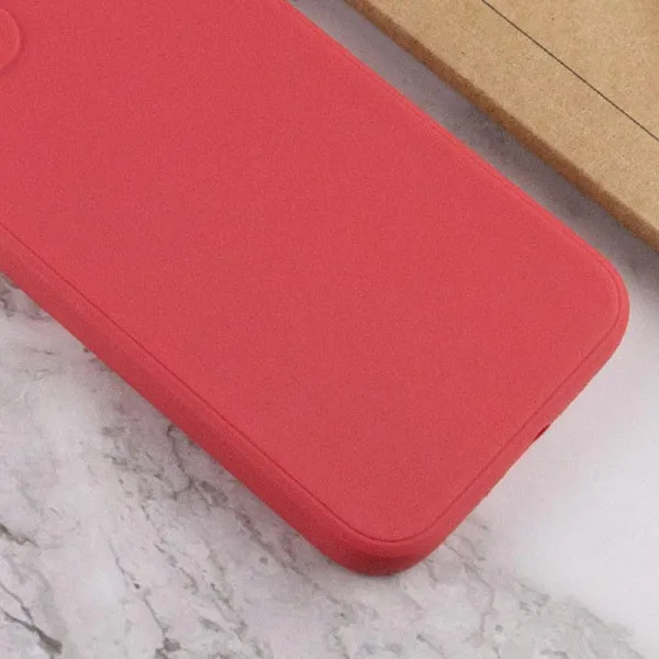 Силиконовый чехол Candy Full Camera для Apple iPhone 12 Pro (6.1") — Красный — фото 3