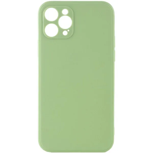 Силиконовый чехол Candy Full Camera для Apple iPhone 12 Pro (6.1") — Фисташковый — фото 1 Силиконовый чехол Candy Full Camera для Apple iPhone 12 Pro (6.1") — Фисташковый — фото 1