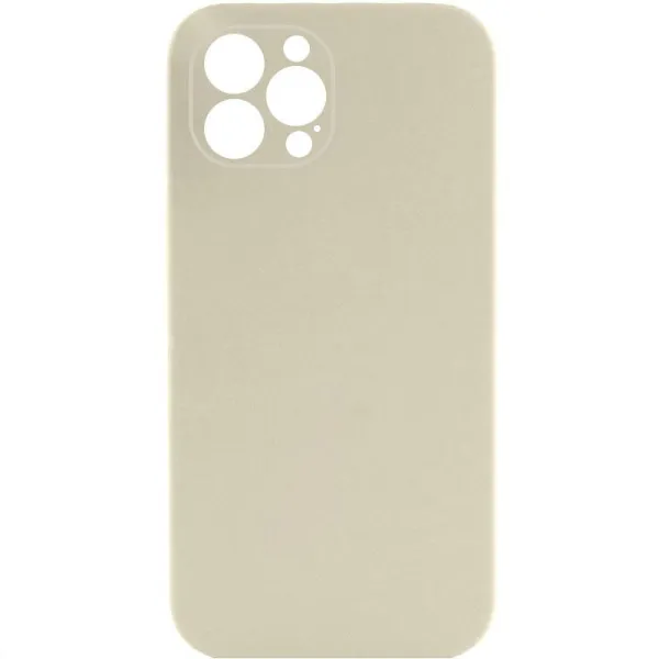 Чехол Silk Full Camera Protective (AA) NO LOGO для Apple iPhone 12 Pro (6.1") — Бежевый — фото 2