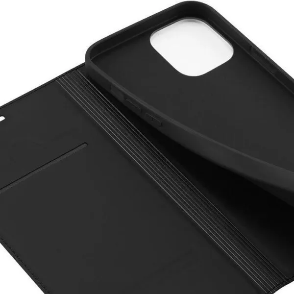 Чехол-книжка Dux Ducis с карманом для визиток для Apple iPhone 12 Pro / 12 (6.1") — Черный — фото 5
