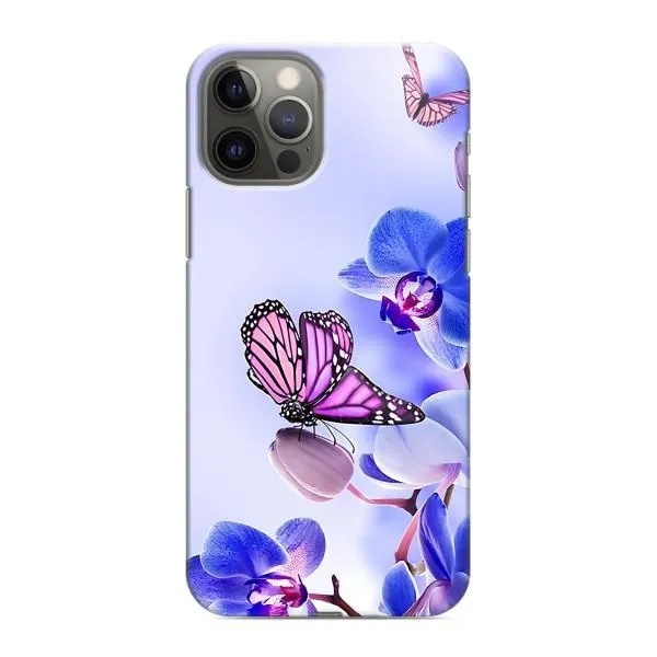 Чехол с принтом «Бабочка на цветочке» для iPhone 12 Pro