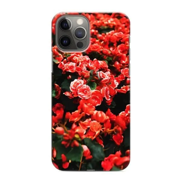 Чехол с принтом «Цветы красные» для iPhone 12 Pro