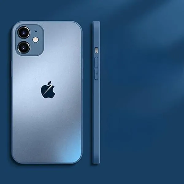 AG GLASS case для Apple iPhone 12 — Голубой — фото 4