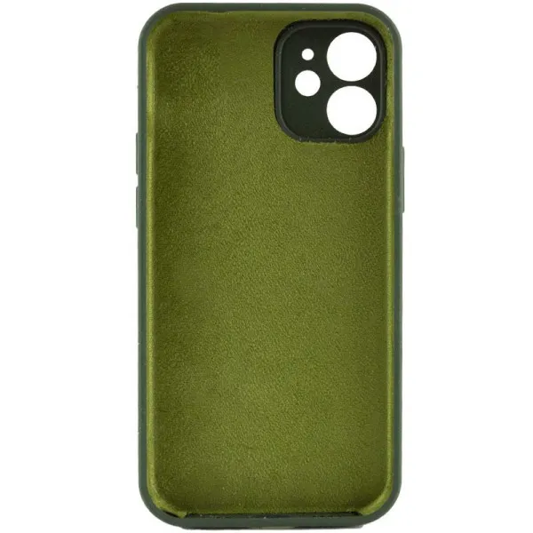 Чехол Silk Full Camera Protective (AA) NO LOGO для Apple iPhone 12 (6.1") — Зеленый — фото 3 Чехол Silk Full Camera Protective (AA) NO LOGO для Apple iPhone 12 (6.1") — Зеленый — фото 3