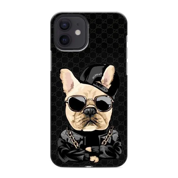 Чехол с принтом «Стильная собака» для iPhone 12