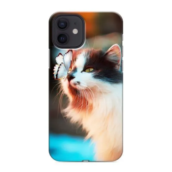 Чехол с принтом «Котик с бабочкой» для iPhone 12 Чехол с принтом «Котик с бабочкой» для iPhone 12