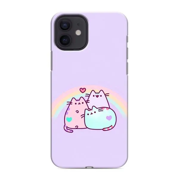 Чехол с принтом «Радужные котики» для iPhone 12 Чехол с принтом «Радужные котики» для iPhone 12