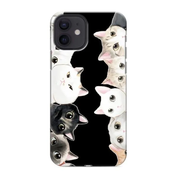 Чехол с принтом «Взгляд котов» для iPhone 12 Чехол с принтом «Взгляд котов» для iPhone 12