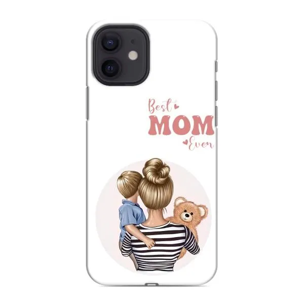 Чехол с принтом «Мама и сын» для iPhone 12 Чехол с принтом «Мама и сын» для iPhone 12