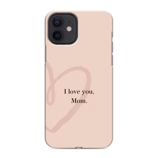 Чехол с принтом «Сердце маме» для iPhone 12 Чехол с принтом «Сердце маме» для iPhone 12