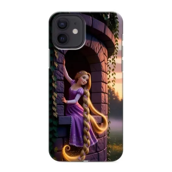 Чехол с принтом «Рапунцель на башне» для iPhone 12 Чехол с принтом «Рапунцель на башне» для iPhone 12
