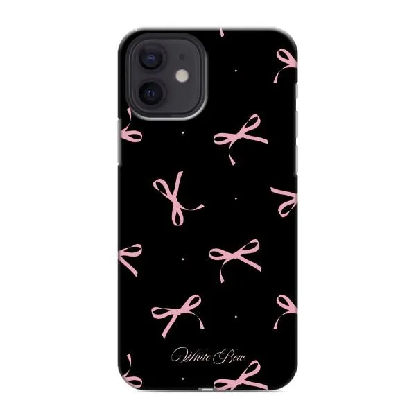 Чехол с принтом «Банты на черном» для iPhone 12 Чехол с принтом «Банты на черном» для iPhone 12