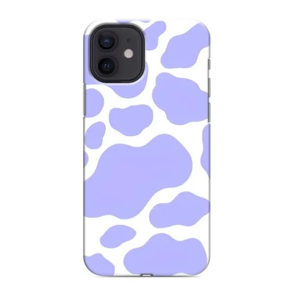 Чехол с принтом «Фиолетова Буренка» для iPhone 12