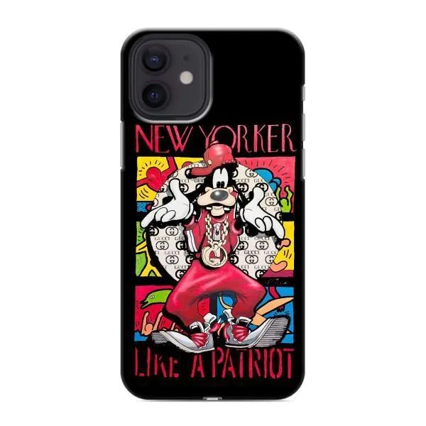 Чехол с принтом «Мультяшный Волк» для iPhone 12