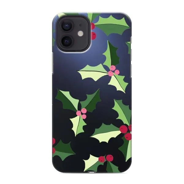 Чехол с принтом «Рождественский фон» для iPhone 12