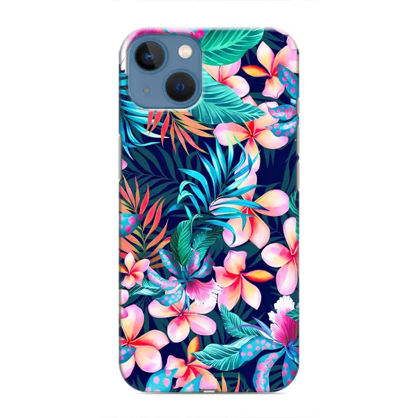 Чехол с принтом «Красочные цветы» для iPhone 13 Mini