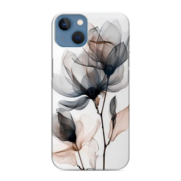 Чехол с принтом «Цветы на белом» для iPhone 13 Mini Чехол с принтом «Цветы на белом» для iPhone 13 Mini