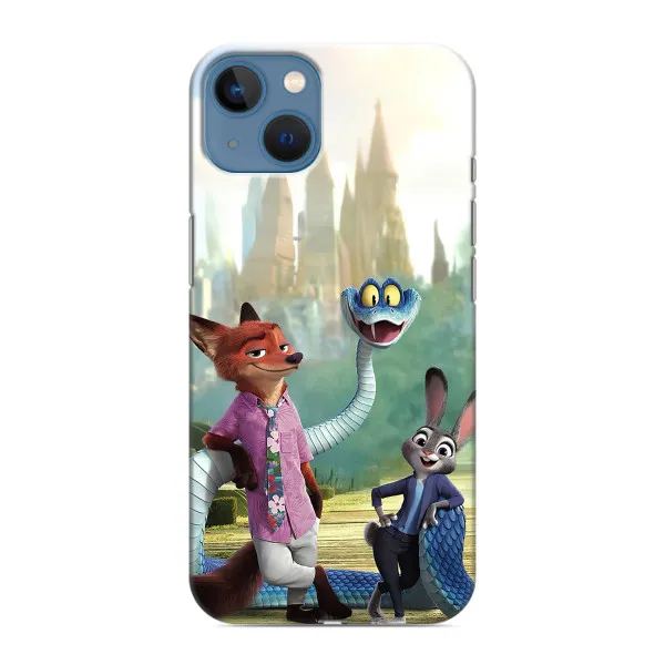 Чехол с принтом «Герои мультфильма Зверополис» для iPhone 13 Mini