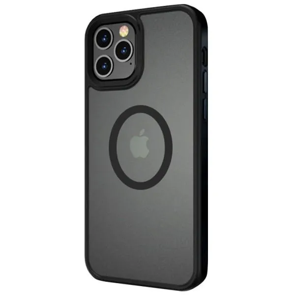 TPU+PC чехол Metal Buttons with Magnetic Fit для Apple iPhone 13 Pro Max (6.7") — Черный — фото 2 TPU+PC чехол Metal Buttons with Magnetic Fit для Apple iPhone 13 Pro Max (6.7") — Черный — фото 2
