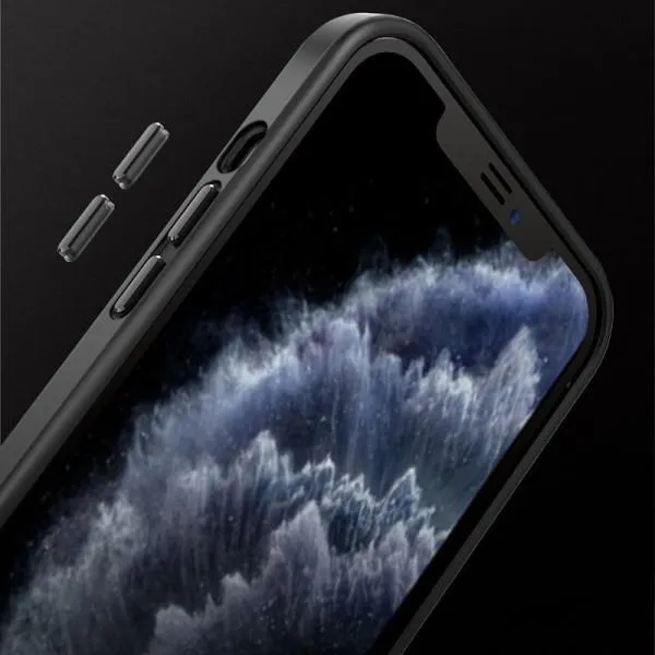 TPU+PC чехол Metal Buttons with Magnetic Fit для Apple iPhone 13 Pro Max (6.7") — Черный — фото 4 TPU+PC чехол Metal Buttons with Magnetic Fit для Apple iPhone 13 Pro Max (6.7") — Черный — фото 4