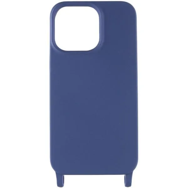 Чехол TPU two straps California для Apple iPhone 13 Pro Max (6.7") — Темно-синий — фото 2