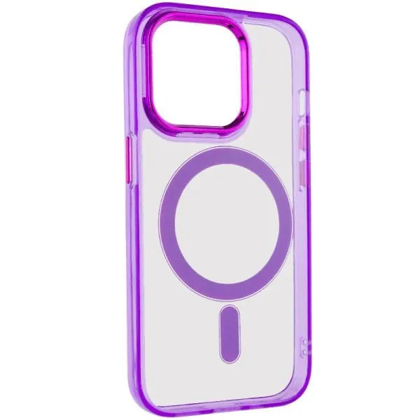 Чехол TPU Iris with Magnetic Fit для Apple iPhone 13 Pro Max (6.7") — Фиолетовый — фото 2 Чехол TPU Iris with Magnetic Fit для Apple iPhone 13 Pro Max (6.7") — Фиолетовый — фото 2