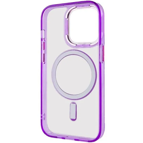 Чехол TPU Iris with Magnetic Fit для Apple iPhone 13 Pro Max (6.7") — Фиолетовый — фото 4 Чехол TPU Iris with Magnetic Fit для Apple iPhone 13 Pro Max (6.7") — Фиолетовый — фото 4