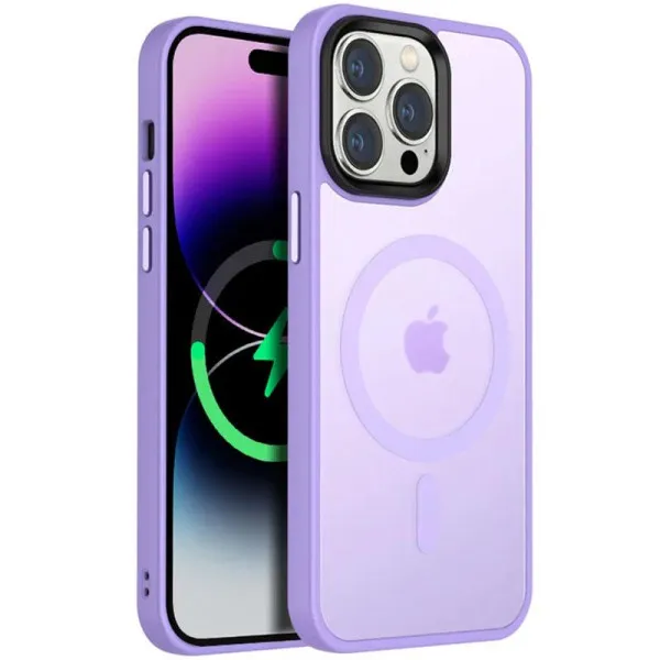 Чехол Ummi Colorful with Magnetic Fit для Apple iPhone 13 Pro Max (6.7") — Сиреневый Чехол Ummi Colorful with Magnetic Fit для Apple iPhone 13 Pro Max (6.7") — Сиреневый
