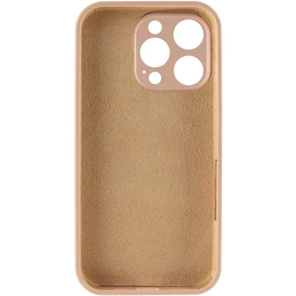Чехол Silk Full Camera Protective (AA) NO LOGO для Apple iPhone 13 Pro Max (6.7") — Бежевый — фото 3