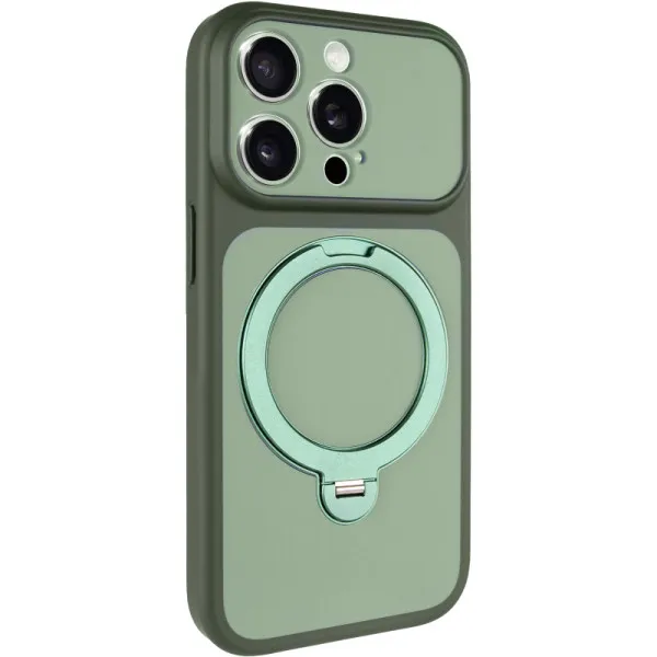Чехол Ummi Full Camera with Magnetic Fit HQ Ring для Apple iPhone 13 Pro Max (6.7") — Зеленый Чехол Ummi Full Camera with Magnetic Fit HQ Ring для Apple iPhone 13 Pro Max (6.7") — Зеленый