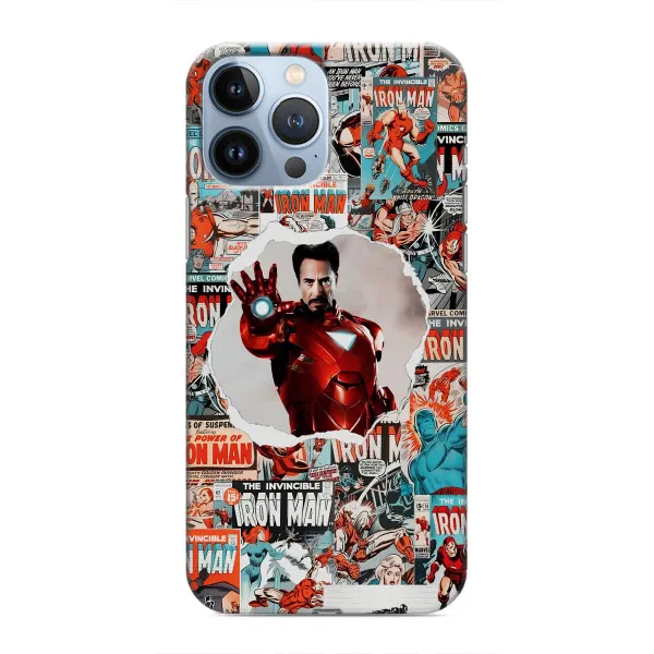 Чехол с принтом «Айронмен» для iPhone 13 Pro Max