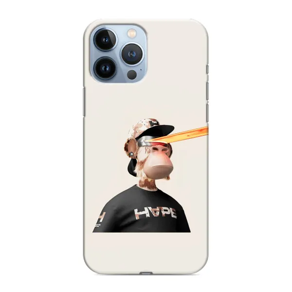 Чехол с принтом «обезьяна NFT в очках» для iPhone 13 Pro Max