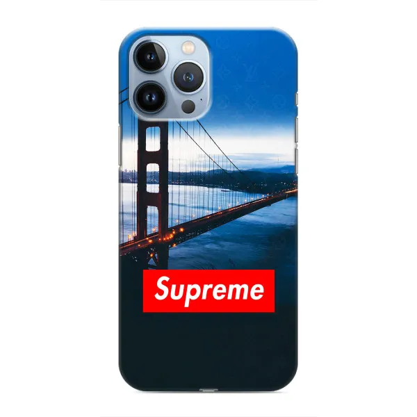 Чехол с принтом «Стиль Supreme» для iPhone 13 Pro Max