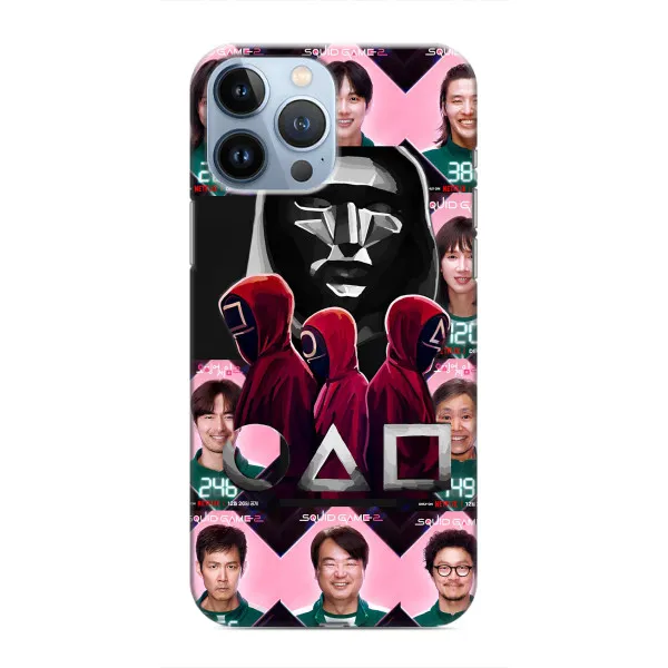 Чехол с принтом «Участники Игра кальмара» для iPhone 13 Pro Max Чехол с принтом «Участники Игра кальмара» для iPhone 13 Pro Max