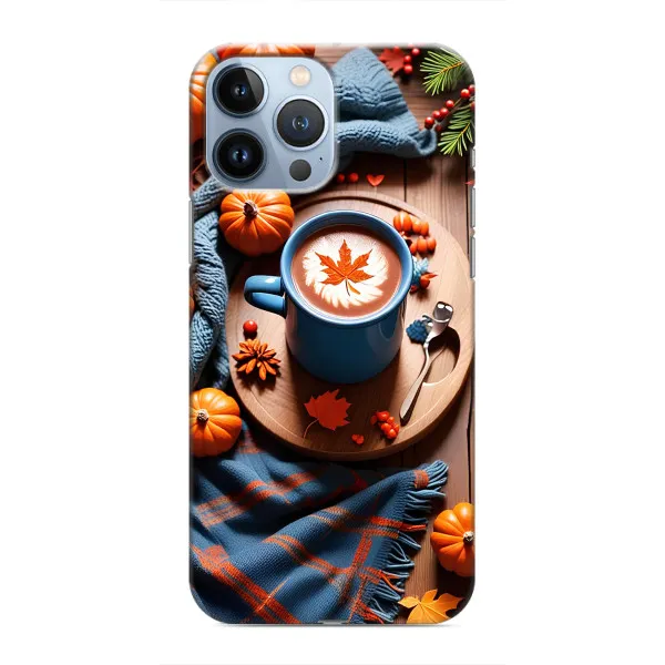 Чехол с принтом «Кофе и тыковки» для iPhone 13 Pro Max