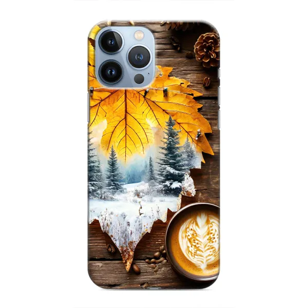 Чехол с принтом «Осенне-зимний кофе» для iPhone 13 Pro Max