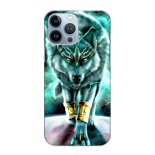 Чехол с принтом «Яркий волк» для iPhone 13 Pro Max