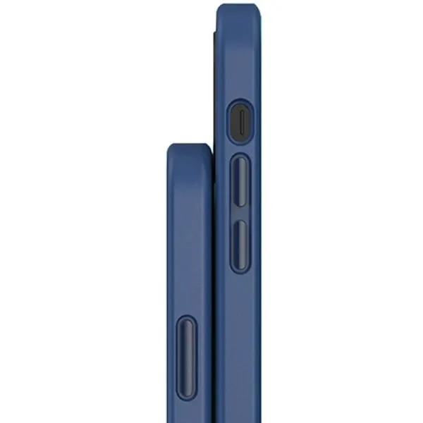TPU+PC чохол Metal Buttons with Magnetic Fit для Apple iPhone 13 Pro (6.1") — Синій — фото 3