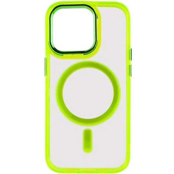 Чехол TPU Iris with Magnetic Fit для Apple iPhone 13 Pro (6.1") — Желтый — фото 1