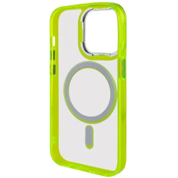 Чехол TPU Iris with Magnetic Fit для Apple iPhone 13 Pro (6.1") — Желтый — фото 4