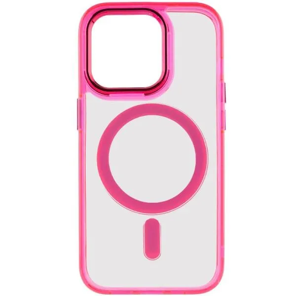 Чехол TPU Iris with Magnetic Fit для Apple iPhone 13 Pro (6.1") — Малиновый — фото 1