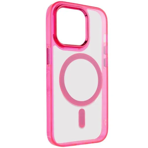 Чехол TPU Iris with Magnetic Fit для Apple iPhone 13 Pro (6.1") — Малиновый — фото 2