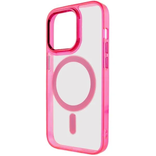 Чехол TPU Iris with Magnetic Fit для Apple iPhone 13 Pro (6.1") — Малиновый — фото 3