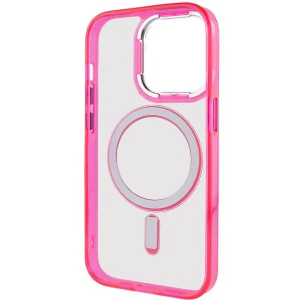 Чехол TPU Iris with Magnetic Fit для Apple iPhone 13 Pro (6.1") — Малиновый — фото 4