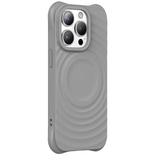 Чехол TPU Orbit with Magnetic Fit для Apple iPhone 13 Pro (6.1") — Серый — фото 1 Чехол TPU Orbit with Magnetic Fit для Apple iPhone 13 Pro (6.1") — Серый — фото 1